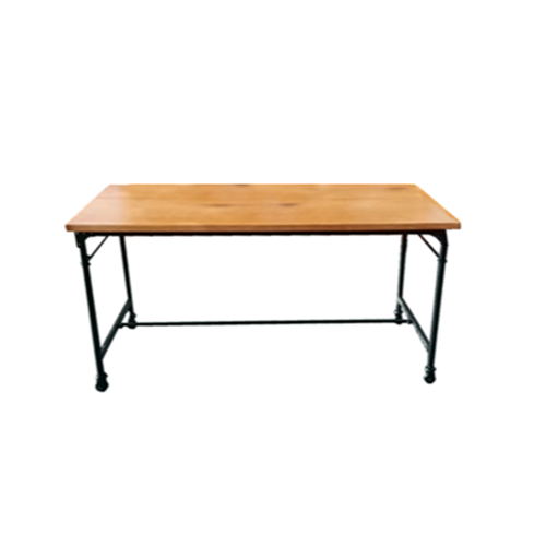 MT-043W 胡桃木色面长条桌