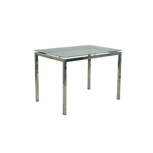MT-042GL 玻璃桌面不锈钢桌腿洽谈桌