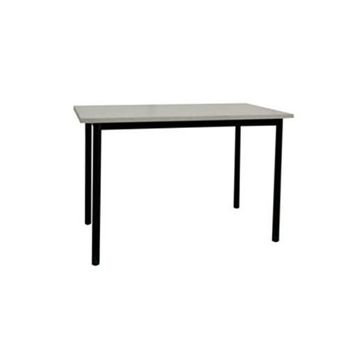 MT-063WB 白色面，黑色喷塑腿长条桌