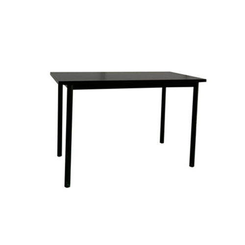 MT-063B 全黑色喷塑腿长条桌