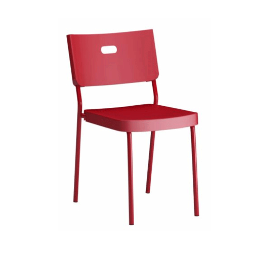 SC-023R 红色塑料椅